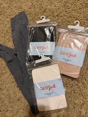 Cat & Jack Girls Dance Footed Tights